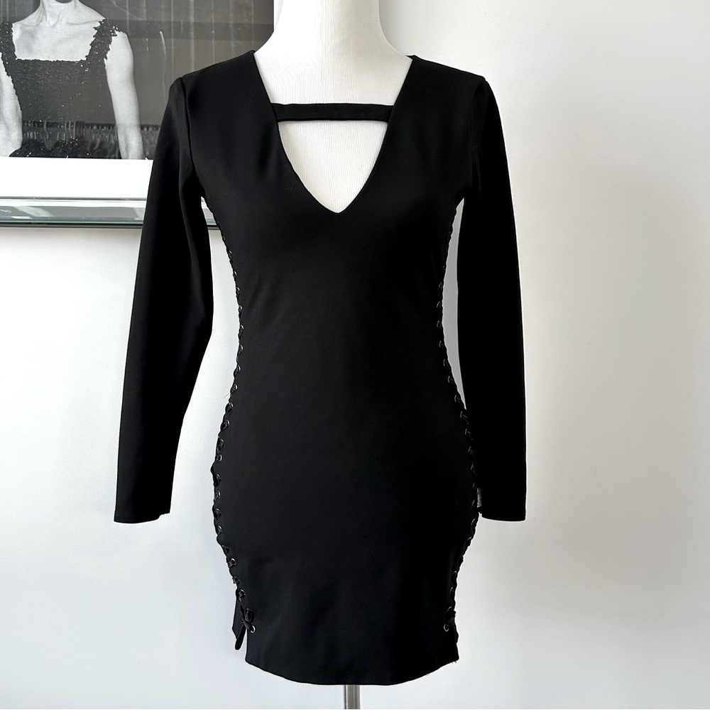 True Religion Side Lace Bodycon Dress - Picture 3 of 6